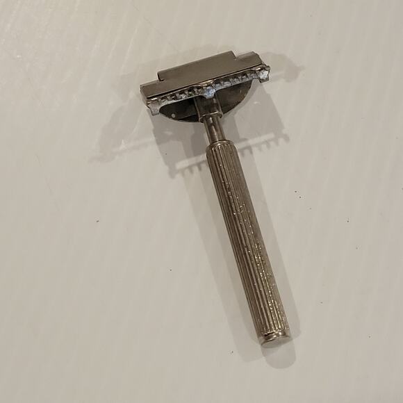Rare Vintage Rhodes Kriss Kross Swivel Head Injector Safety Razor - Picture 2 of 11